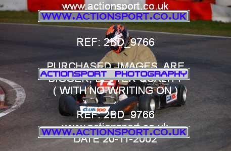Photo: 2BD_9766 ActionSport Photography 20/11/2002 British Universities Kart Championship - Buckmore Park _1_AllDrivers #12