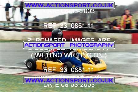 Photo: 33_0881-11 ActionSport Photography 08/03/2003 F6 Karting - Buckmore Park _1_Biland #61
