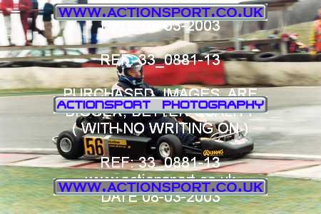 Photo: 33_0881-13 ActionSport Photography 08/03/2003 F6 Karting - Buckmore Park _1_Biland #56