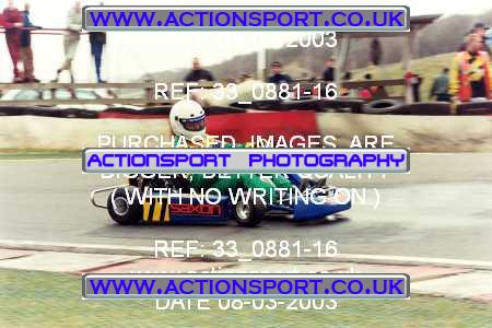 Photo: 33_0881-16 ActionSport Photography 08/03/2003 F6 Karting - Buckmore Park _1_Biland #77