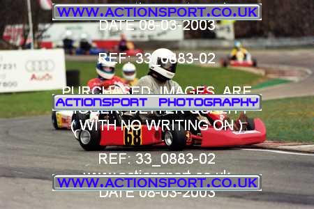 Photo: 33_0883-02 ActionSport Photography 08/03/2003 F6 Karting - Buckmore Park _1_Biland #68