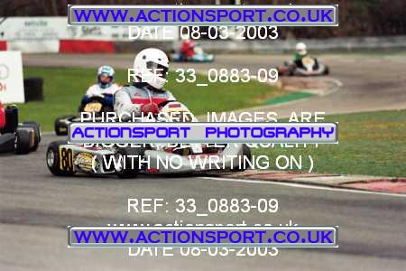 Photo: 33_0883-09 ActionSport Photography 08/03/2003 F6 Karting - Buckmore Park _1_Biland #80
