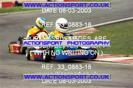 Photo: 33_0883-18 ActionSport Photography 08/03/2003 F6 Karting - Buckmore Park _1_Biland #77