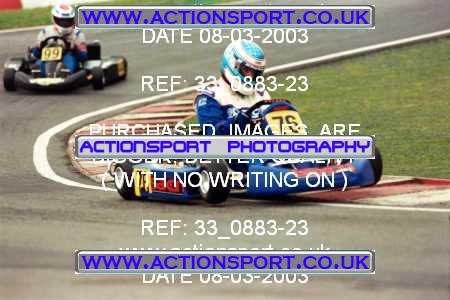 Photo: 33_0883-23 ActionSport Photography 08/03/2003 F6 Karting - Buckmore Park _1_Biland #76