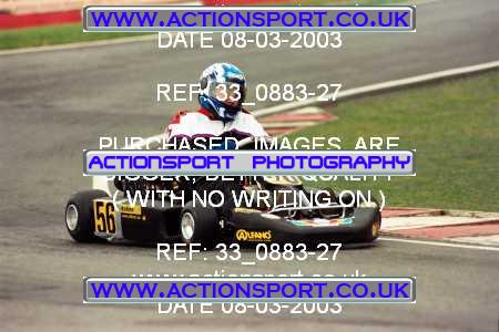 Photo: 33_0883-27 ActionSport Photography 08/03/2003 F6 Karting - Buckmore Park _1_Biland #56