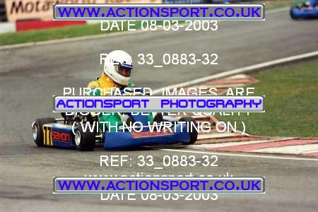 Photo: 33_0883-32 ActionSport Photography 08/03/2003 F6 Karting - Buckmore Park _1_Biland #77
