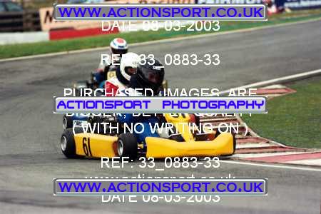 Photo: 33_0883-33 ActionSport Photography 08/03/2003 F6 Karting - Buckmore Park _1_Biland #61