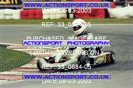 Photo: 33_0884-05 ActionSport Photography 08/03/2003 F6 Karting - Buckmore Park _1_Biland #80