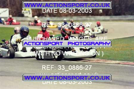 Photo: 33_0886-27 ActionSport Photography 08/03/2003 F6 Karting - Buckmore Park _3_Junior4Stroke_JuniorRoyale #9990