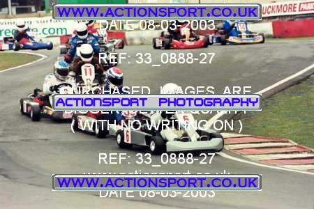Photo: 33_0888-27 ActionSport Photography 08/03/2003 F6 Karting - Buckmore Park _4_SeniorProKart #3
