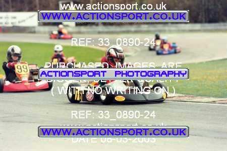 Photo: 33_0890-24 ActionSport Photography 08/03/2003 F6 Karting - Buckmore Park _5_F6Cadets #76