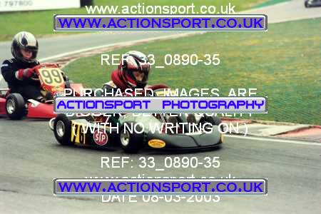 Photo: 33_0890-35 ActionSport Photography 08/03/2003 F6 Karting - Buckmore Park _5_F6Cadets #76