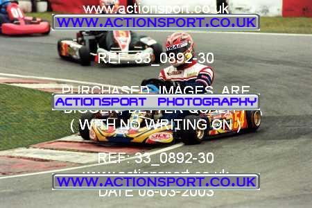 Photo: 33_0892-30 ActionSport Photography 08/03/2003 F6 Karting - Buckmore Park _6_SeniorTKM_Modified_ProKartHeavy #54