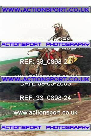 Photo: 33_0898-24 ActionSport Photography 09/03/2003 ACU Hampshire Motocross Club - Foxholes, Bishopstone  _1_Solos #125