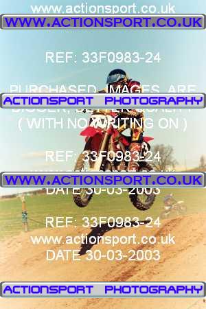 Photo: 33F0983-24 ActionSport Photography 30/03/2003 Warley Wasps SSC - Sherwood Forest _1_AMX #73