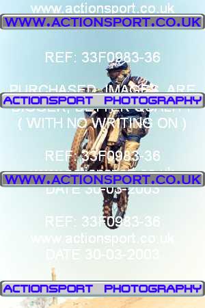 Photo: 33F0983-36 ActionSport Photography 30/03/2003 Warley Wasps SSC - Sherwood Forest _1_AMX #111