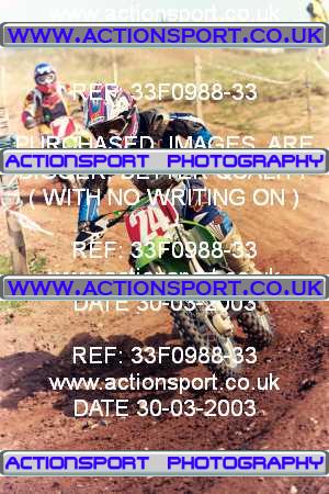 Photo: 33F0988-33 ActionSport Photography 30/03/2003 Warley Wasps SSC - Sherwood Forest _4_SW85s #24