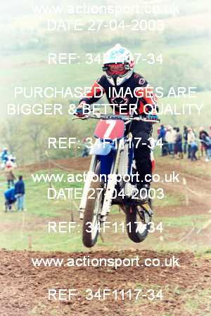 Photo: 34F1117-34 ActionSport Photography 27/04/2003 AMCA Dursley & District MCC - Nympsfield  _7_InterJuniors #7