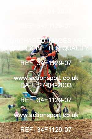 Photo: 34F1129-07 ActionSport Photography 27/04/2003 AMCA Dursley & District MCC - Nympsfield  _6_125-250Experts #120