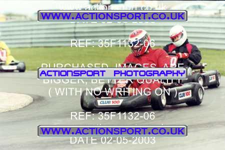 Photo: 35F1132-06 ActionSport Photography 02/05/2003 Club 100 Kart Enduro - Clay Pigeon Raceway _1_AllDrivers #29