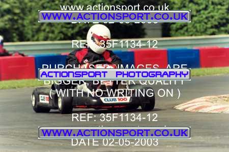 Photo: 35F1134-12 ActionSport Photography 02/05/2003 Club 100 Kart Enduro - Clay Pigeon Raceway _1_AllDrivers #30