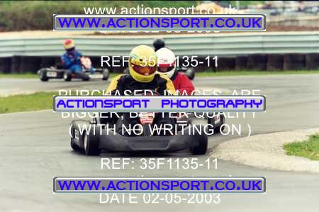 Photo: 35F1135-11 ActionSport Photography 02/05/2003 Club 100 Kart Enduro - Clay Pigeon Raceway _1_AllDrivers #28