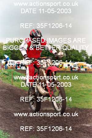 Photo: 35F1206-14 ActionSport Photography 11/05/2003 AMCA Cannock MCC - Heath Hayes  _3_JuniorsGp1 #36