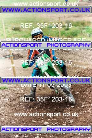 Photo: 35F1203-16 ActionSport Photography 11/05/2003 AMCA Cannock MCC - Heath Hayes  _6_JuniorsGp2 #331
