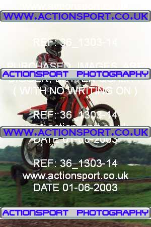 Photo: 36_1303-14 ActionSport Photography 01/06/2003 AMCA Shobdon & District MCC - Downwood Farm Shobdon  _0_JuniorsPractice #2