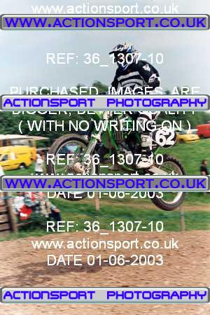 Photo: 36_1307-10 ActionSport Photography 01/06/2003 AMCA Shobdon & District MCC - Downwood Farm Shobdon  _2_JuniorGroup1 #62
