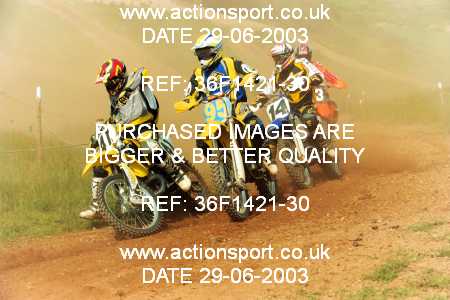 Photo: 36F1421-30 ActionSport Photography 29/06/2003 AMCA Bridgwater MXC - The Pan, Enmore  _3_Experts #14