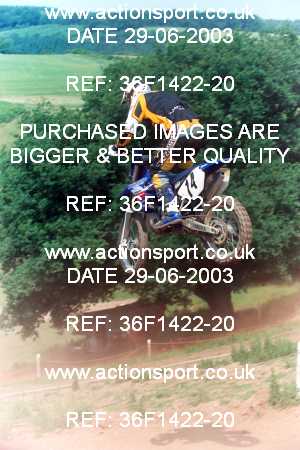 Photo: 36F1422-20 ActionSport Photography 29/06/2003 AMCA Bridgwater MXC - The Pan, Enmore  _3_Experts #14