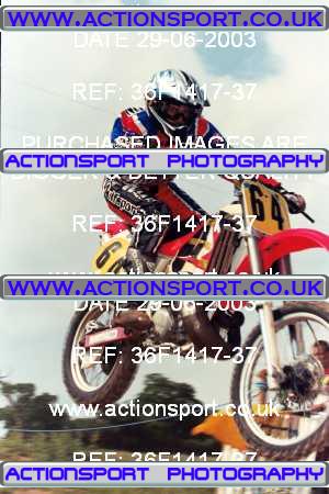 Photo: 36F1417-37 ActionSport Photography 29/06/2003 AMCA Bridgwater MXC - The Pan, Enmore  _3_Experts #64