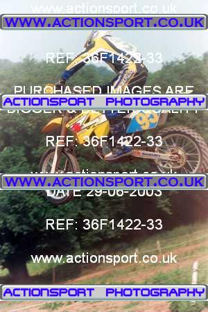 Photo: 36F1422-33 ActionSport Photography 29/06/2003 AMCA Bridgwater MXC - The Pan, Enmore  _3_Experts #95