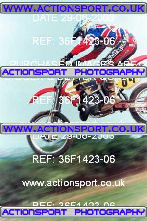 Photo: 36F1423-06 ActionSport Photography 29/06/2003 AMCA Bridgwater MXC - The Pan, Enmore  _3_Experts #64