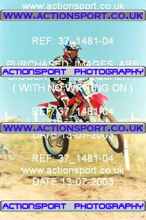 Photo: 37_1481-04 ActionSport Photography 13/07/2003 AMCA Polesworth MXC [Fourstroke Championships] - Stipers Hill  _8_125-250Experts #97