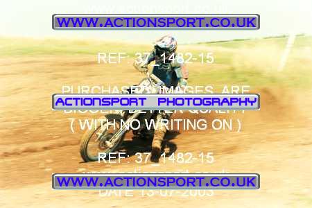 Photo: 37_1482-15 ActionSport Photography 13/07/2003 AMCA Polesworth MXC [Fourstroke Championships] - Stipers Hill  _1_JuniorsGroup1 #57
