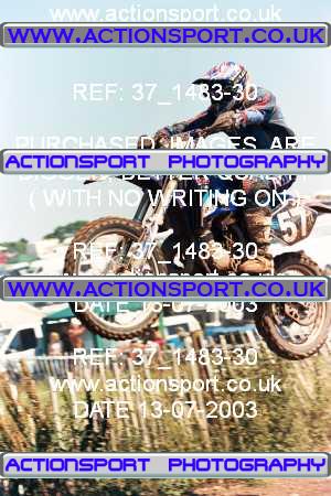 Photo: 37_1483-30 ActionSport Photography 13/07/2003 AMCA Polesworth MXC [Fourstroke Championships] - Stipers Hill  _1_JuniorsGroup1 #57