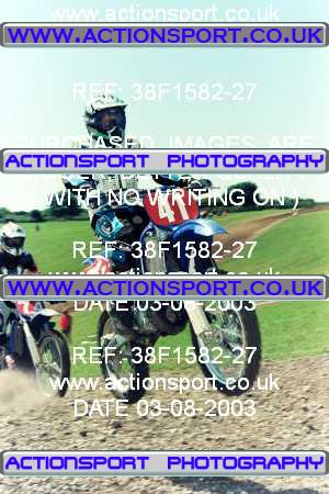 Photo: 38F1582-27 ActionSport Photography 03/08/2003 YMSA Hants & Dorset YMC - Martinstown _5_Novices #41
