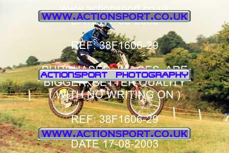 Photo: 38F1606-29 ActionSport Photography 17/08/2003 Moredon MX Aces of Motocross - Farleigh Castle _2_AMX-B #16