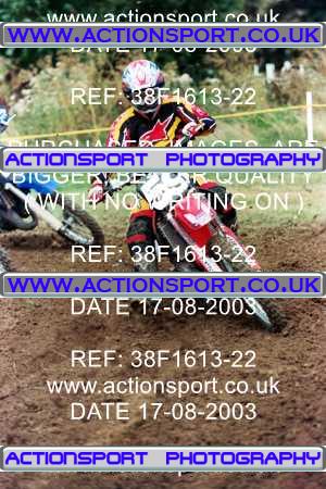 Photo: 38F1613-22 ActionSport Photography 17/08/2003 Moredon MX Aces of Motocross - Farleigh Castle _1_AMX-A #59