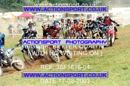 Photo: 38F1616-04 ActionSport Photography 17/08/2003 Moredon MX Aces of Motocross - Farleigh Castle _2_AMX-B #117