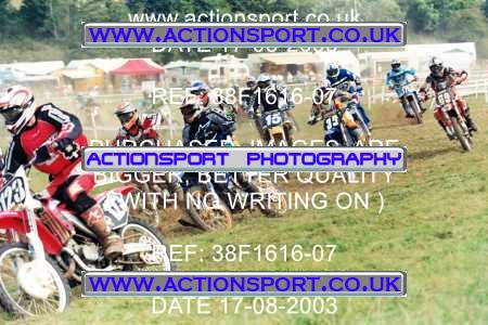 Photo: 38F1616-07 ActionSport Photography 17/08/2003 Moredon MX Aces of Motocross - Farleigh Castle _2_AMX-B #6
