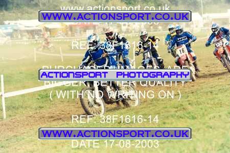 Photo: 38F1616-14 ActionSport Photography 17/08/2003 Moredon MX Aces of Motocross - Farleigh Castle _2_AMX-B #16