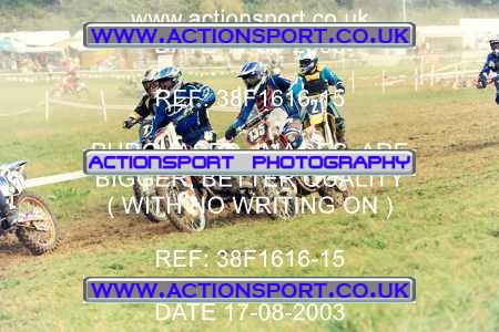 Photo: 38F1616-15 ActionSport Photography 17/08/2003 Moredon MX Aces of Motocross - Farleigh Castle _2_AMX-B #16