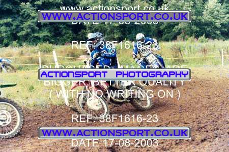 Photo: 38F1616-23 ActionSport Photography 17/08/2003 Moredon MX Aces of Motocross - Farleigh Castle _2_AMX-B #16