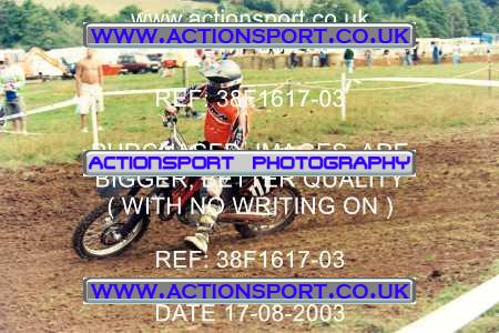 Photo: 38F1617-03 ActionSport Photography 17/08/2003 Moredon MX Aces of Motocross - Farleigh Castle _2_AMX-B #117