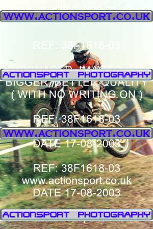 Photo: 38F1618-03 ActionSport Photography 17/08/2003 Moredon MX Aces of Motocross - Farleigh Castle _2_AMX-B #117