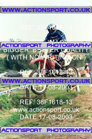 Photo: 38F1618-13 ActionSport Photography 17/08/2003 Moredon MX Aces of Motocross - Farleigh Castle _2_AMX-B #16