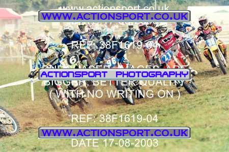 Photo: 38F1619-04 ActionSport Photography 17/08/2003 Moredon MX Aces of Motocross - Farleigh Castle _3_Seniors #6